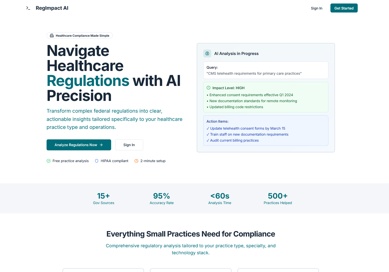 An image of the RegImpact AI project.